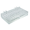 Azar Displays 72-Compartment Tray - oval slot .5" x .625", PK2 225527